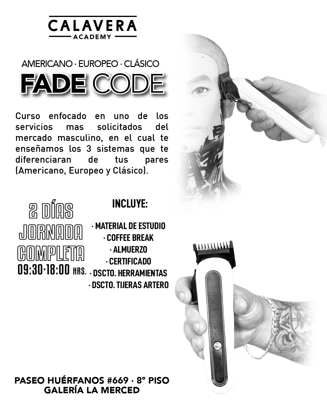 POST FADE CODE
